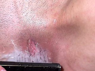 Creampie Collection! Showering My Pussy Close-up!