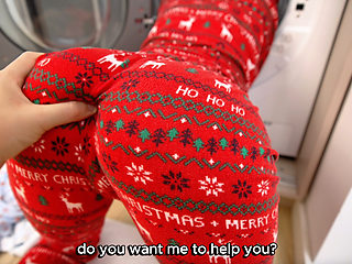 the best Christmas gift is: step sister stuck in a washing machine!