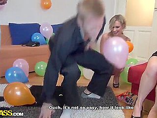 Really awesome teen 18+ orgy during a birthday party