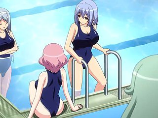 Swimsuit anal party by the pool: Blowjob, Big Tits  Big Ass Porn