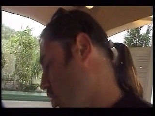 Blonde Babe Double Penetrated in Car