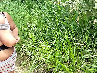 Showing off in the Street and Displaying My Pussy and Ass