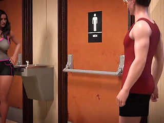 The Genesis order: doing yoga with sexy hot MILF in the gym ep.80