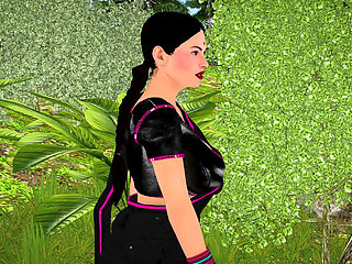 Devar Catches Indian Desi Bhabhi Fucking Her Boyfriend in the Jungle Then She Satisfies Both of Them