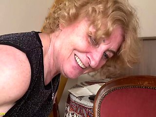 79yo BBW Granny Tries Anal