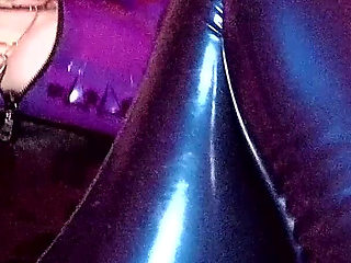Eva Latex Leggins Footjob Fetish Big Ass Mistress Femdom Rubber BDSM
