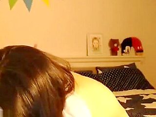 Korean hot camgirl shows her big tits
