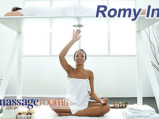 Michael Fly and Romy Indy's cumshot sex by Massage Rooms