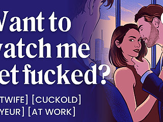 ASMR Audio Porn: Wife Fucked by Husband's Boss While He Watches - Hotwife, Cuckold & At Work - Erotic Audio Roleplay for Women