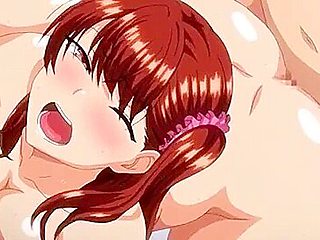 He hypnotizes them, lines up the three of them, and penetrates their anuses, cumming inside them.