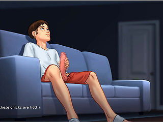 Summertime saga - gameplay - roleplay -debbie shower scenes and mutual masturbation