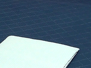 Micro Thong Bikini Wedgie Into Ass and Pussy Fitness Training by Tanned Japanese Big Tits Surfer Girl