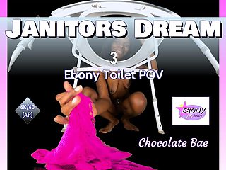 Janitors Fantasy Vol. 3 - Ebony Toilet Pov Squirt Edition