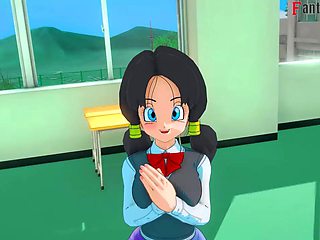 Android 18 Seduces Gohan at University - Dragon Ball Zex Series