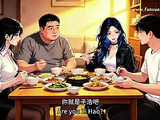 In front of my friend, She actually did such a thing to me.This is just too exciting.. EP-2.AI-generated