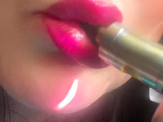 Smoking Hot Pink Seductive Lips & Slow Motion Vapor Bliss
