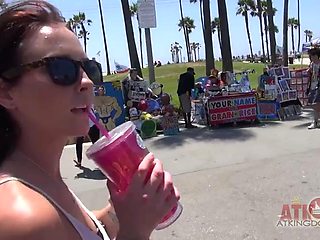 Go to the beach with Ashley Stone leading the way! by ATK Girlfriends: Amateur, Babe  Brunette Porn