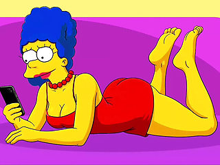 Wife Cheats on Husband with BBC Trainer in Simpsons Cartoon Sex