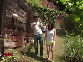 Young Asian teen Misaki Tsubasa's wild outdoor sex adventure