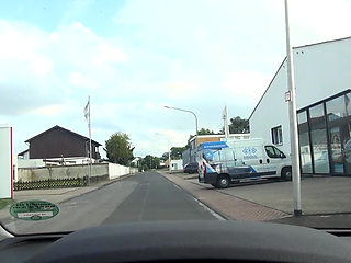 Sexy MILF with big ass gets fucked in the car and outdoor