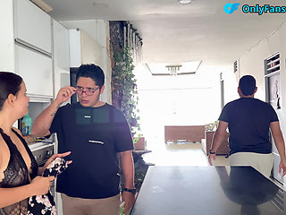 MY HUSBAND'S BROTHER ENJOYS HIS DESSERT AT BREAKFAST