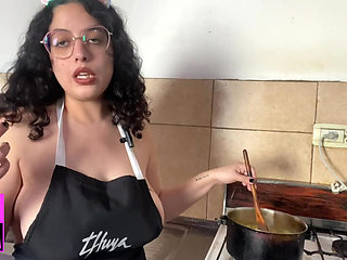 Cooking with Little Clothing