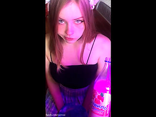 Brought home a cat girl and cum in mouth