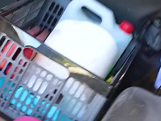 Hwoman Begging on the Street While Playing Guitar Records Porn for Money. Leine Rebel, the Anti-establishment Fakings