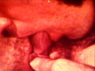 Red-tinted Vintage Loop Captures Retro Foursome in Raw Action