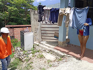 The perverted old man gives his juicy pussy stepdaughter a tremendous pussy licking