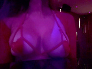 Italian Big Tits MILF Artemisia Love Showing Her Juicy Boobs in a Micro Bikini at the Curb