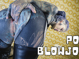 Anal and Oral Tattooed Pornstar's Heel Fueled