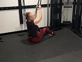 Quick Sneaky Gym Fuck! BBC Works Out Slutty MILF