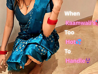 Hot Indian Teen Maid in Saree Stripped and Fucked Rough by House Owner