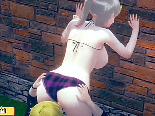 3d futanari, college, teen asian