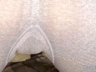 Webcam beautiful blonde showing phat ass in black thong