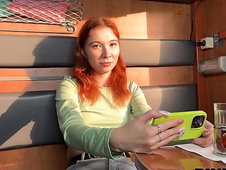 Redhead teen Mia Murkovski gets her asshole gapped by horny boyfriend