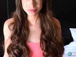 Brunette Angel Long Striptease