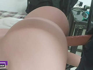 Big ass lesbian doggy