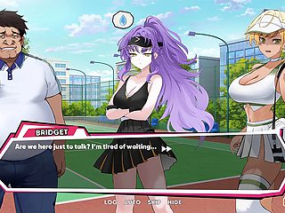 Tennis coach, adult game, hentai visual novel