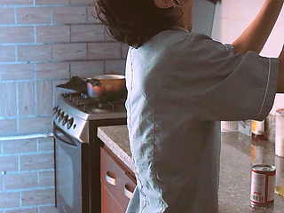 Fucking My Boss in the Kitchen