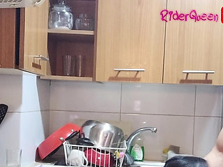 Videos for Fans: a Masked Young Man Fucks Me in the Kitchen