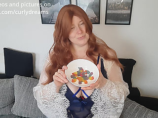 You Eat Gummy Bears with Your Cum