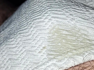 White panty pee