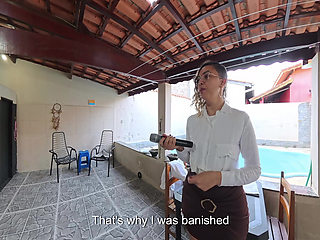 A reporter stripped naked live on air while reporting.