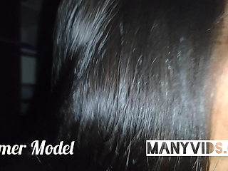 The Little Bitch Swallows Her Giant Dick