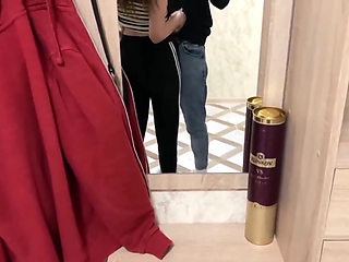 18-year-old Neighbor Came to Visit but She Had to Suck a Dick