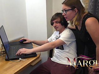 Too Busy with Her Console, I Ask My Stepson to Take My Ass