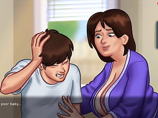 Kinky stepson can't resist his buxom stepmom's massive knockers