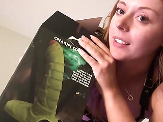 Reading Erotica While Being Fucked by a Monster Cock!